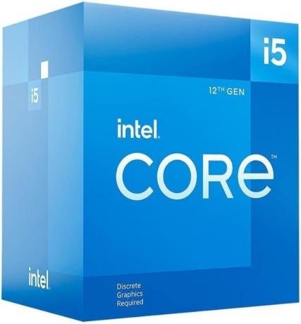 Intel Core i5-12400F procesoriaus dėžutė